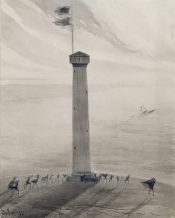 Léon Spilliaert - Storm at Sea (1908)