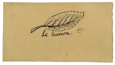 René Magritte - Le Canon (c. 1930)